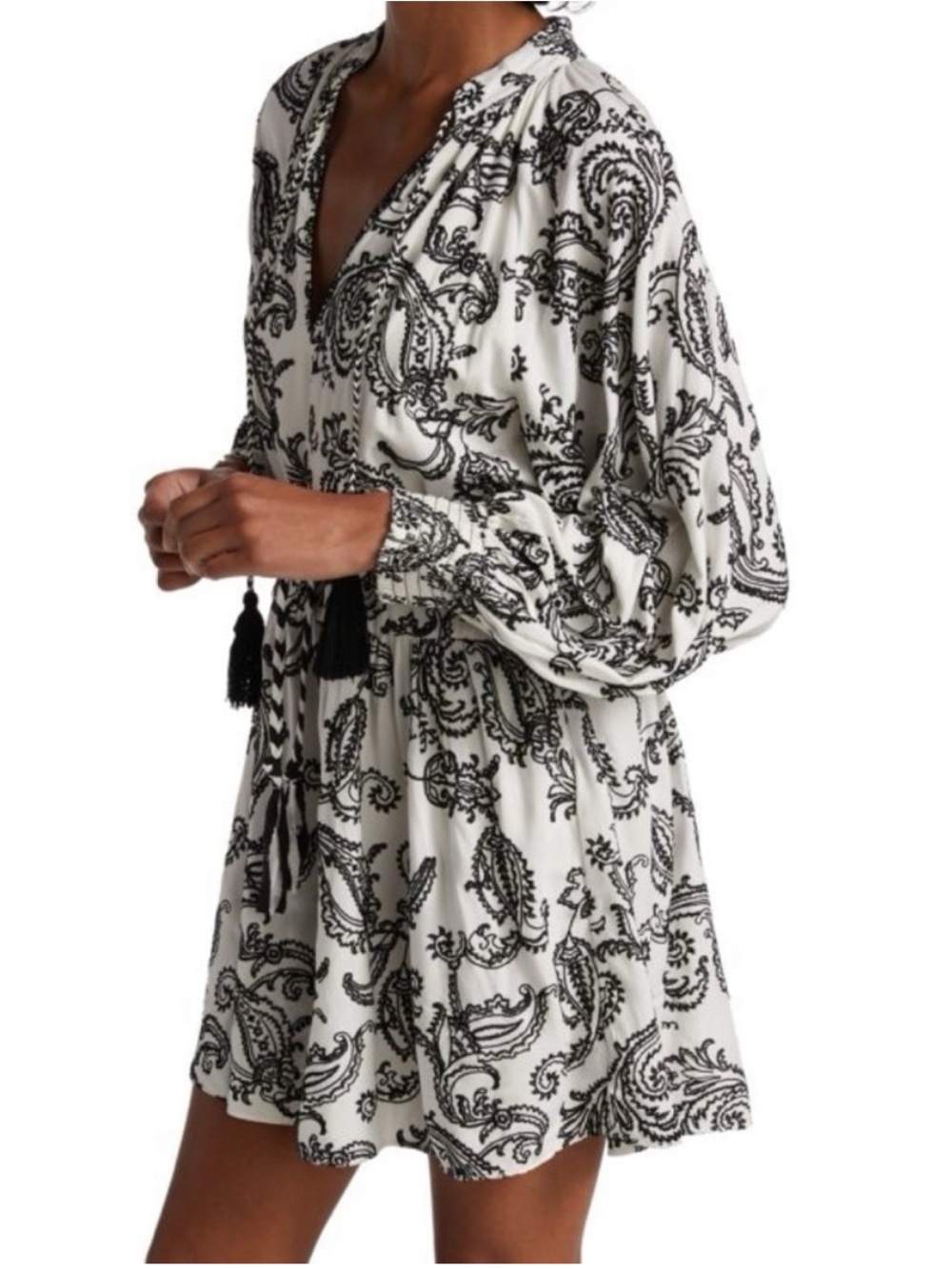 NWT Alice + Olivia Lilian Embroidered Mini Dress. Women's Size: 4.